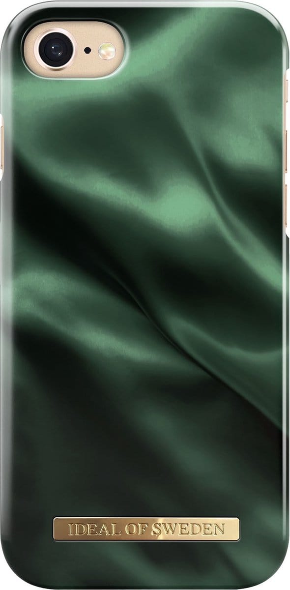 iDeal of Sweden iPhone SE2 (2020) & iPhone 8 Backcover hoesje - Emerald Satin