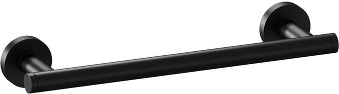 Brauer Handdoekrek 30 cm - Mat Zwart