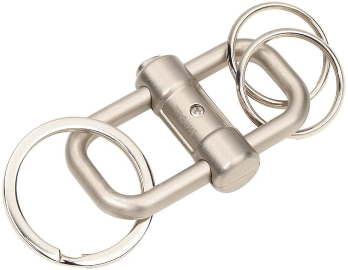 Sleutelhanger | 2-weg sleutel | met 3 sleutelhangers in 2 maten