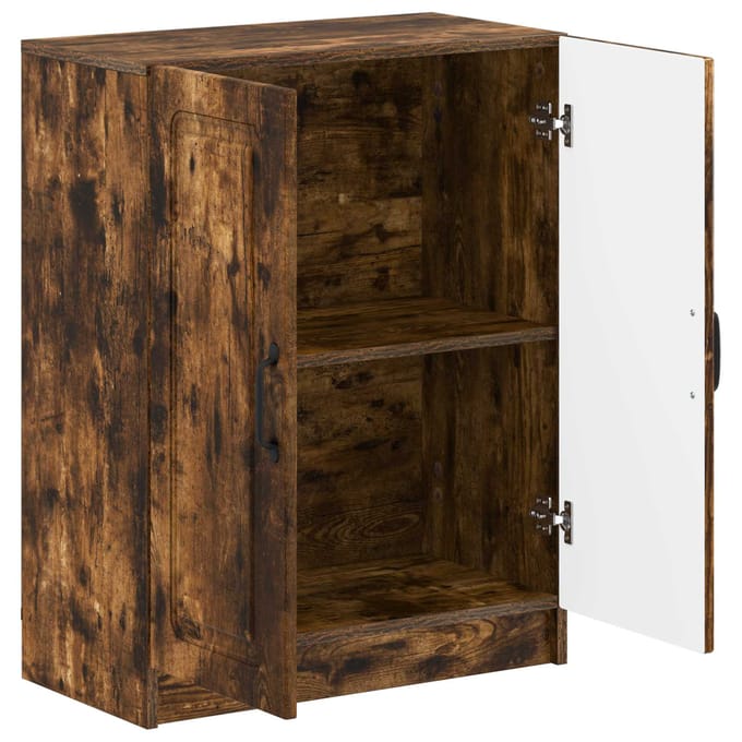 vidaXL - Badkamer - Opbergkast - UTRECHT - Gerookt - eiken - 59,5 - x - 31 - x - 77 - cm