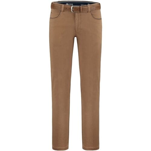 Com4 Broek Swing Front Cotton Camel / male