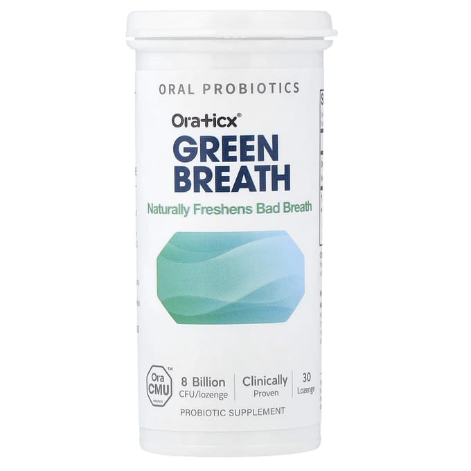 Oraticx, Groene Adem, Munt Smaak, 30 Pastilles (80 mg per zuigtablet)