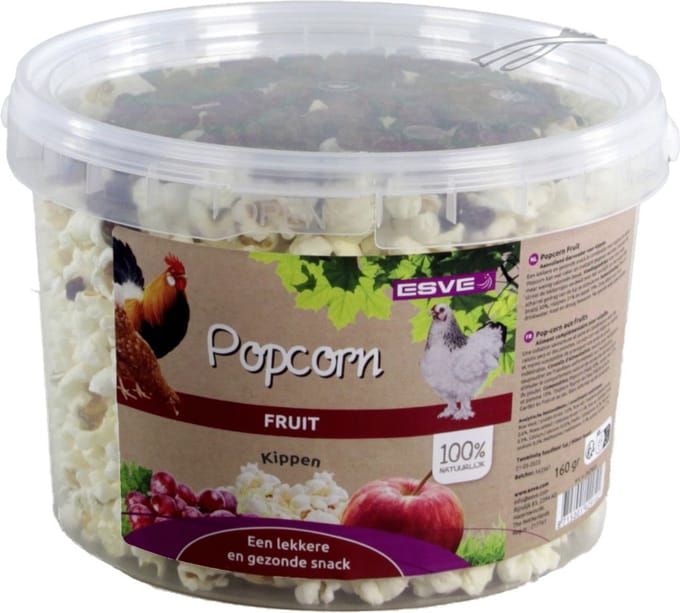 Esve Kippenpopcorn 200 g - Kippenvoer - Fruit