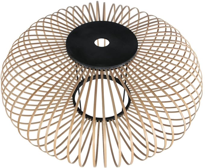 Lampenkap K2020BS Ø60 cm bamboe in crème, trendy ontwerp van anne_light_home voor sfeervolle verlichting binnen