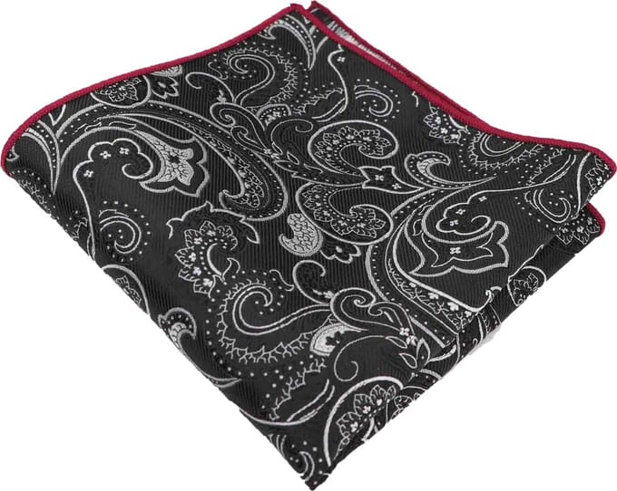 Pochet Paisley - Zwart - Sorprese - pochette - heren - model 7