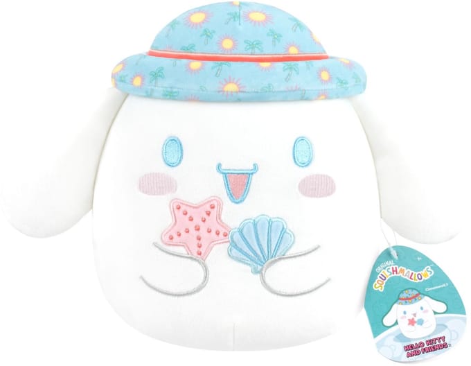 Squishmallows - Hello Kitty and Friends - Seize the Moment Cinnamoroll Hat - 20cm Plush