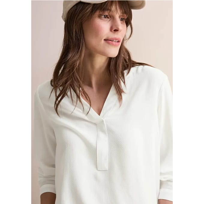 Blouse in effen kleur