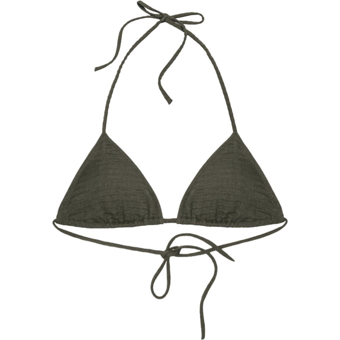 Mikuta The Green Triangle Bikini Top Green Größe: XS | Bikinis Outlet | Damen | Grün