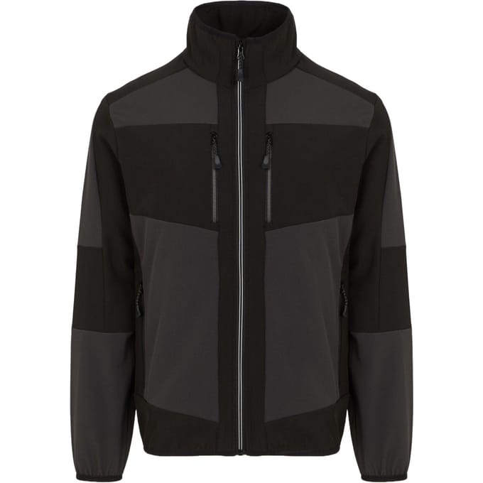 Regatta E-Volve 2-laags Soft Shell-jack voor volwassenen (As/Zwart)