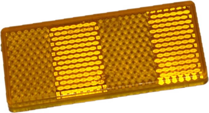 Reflector oranje 69x32mm zelfklevend
