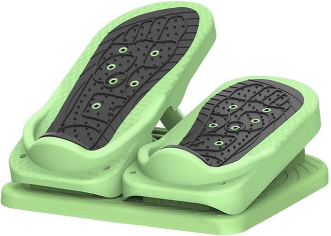 Mini Stepper - Onder Bureau Trainer - Actief Blijven - Verstelbare Weerstand - 33x29x20cm - Groen