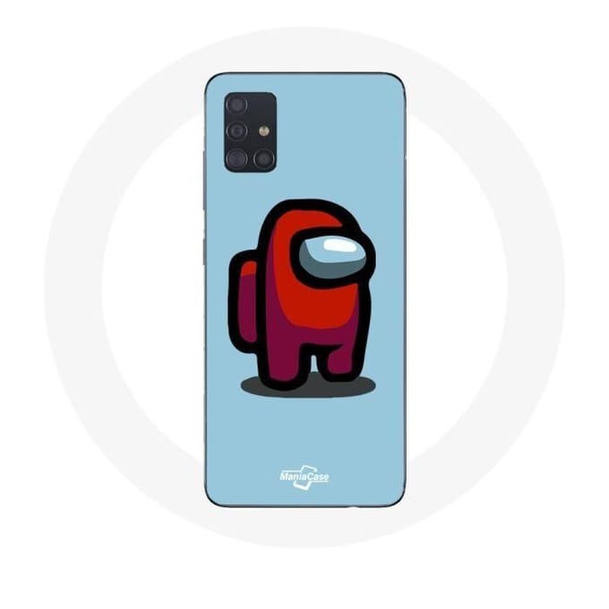 Coque - Samsung - Galaxy A51 - Souple - Protection - Motif Among Us bleu