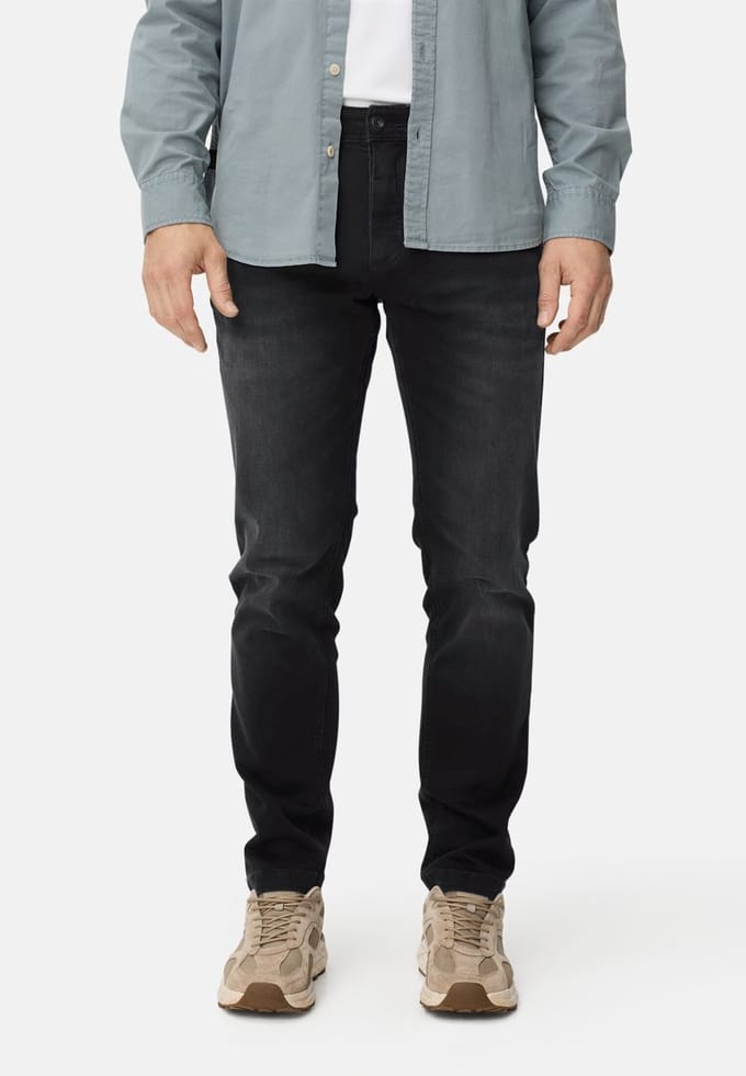 camel active fleXXXactive® Jeans Relaxed Fit - Maat menswear-34/34 - Grafiet grijs
