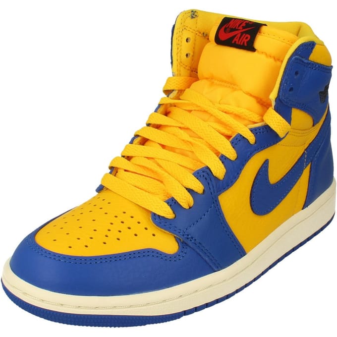 Nike Dames Air Jordan 1 Retro Hi Og Sneakers Geel
