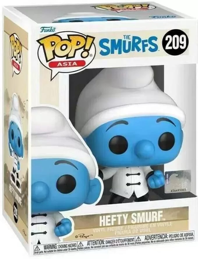 Funko Pop! ASIA: The Smurfs - Hefty Smurf #209