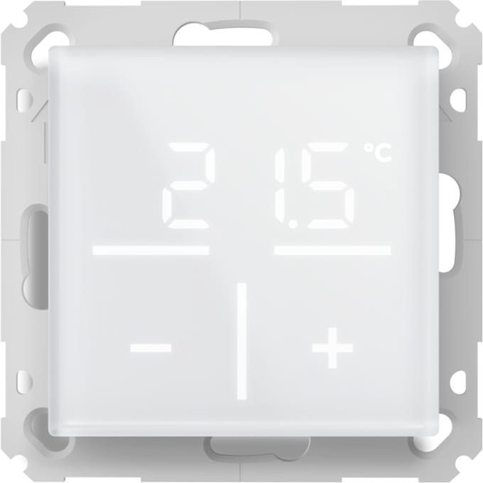 Homematic IP Glas - Wand Thermostaat - CO2-Sensor - Wit