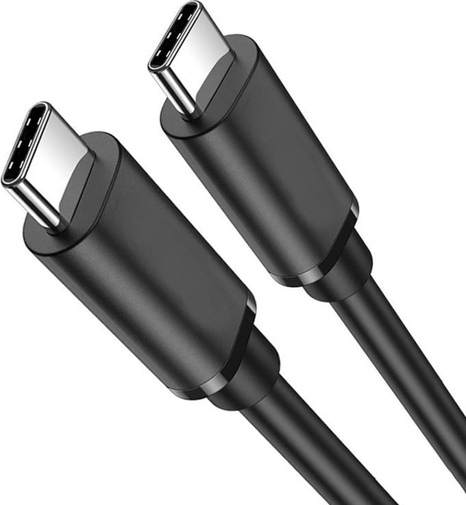 DrPhone CHX11 USB-C 3.2 Gen 2x2 Kabel – 20Gbps Dataoverdracht – 100W PD Snelladen – E-Marker IC – 2 Meter – Zwart