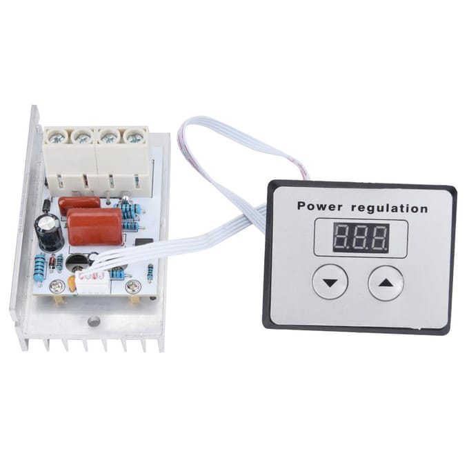10000W SCR Digitale Spanningsregelaar Snelheidsregeling Dimmer Thermostaat AC 220V 80A