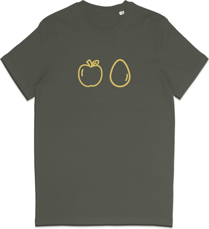 Dames Heren T Shirt Klussen - Appeltje Eitje - Grappig Cadeau voor Doe Het Zelvers - Khaki Groen - M