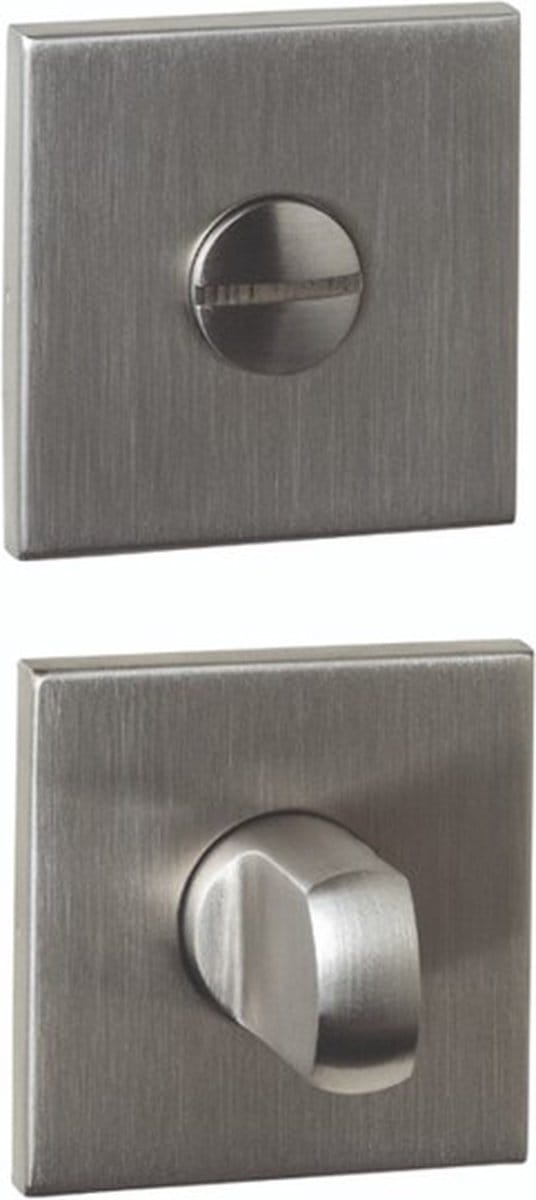 Intersteel WC-sluiting verdekt 53x53x6mm met stift 6-8mm rvs