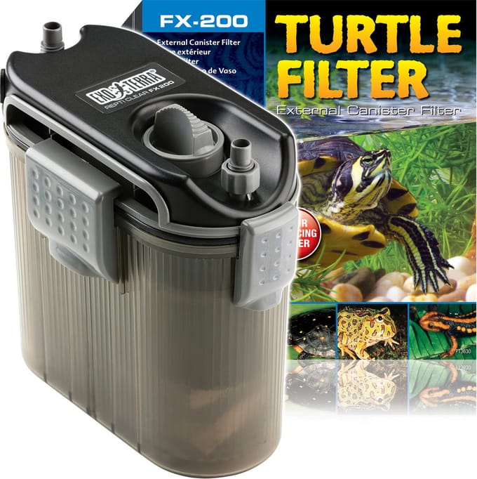 Exo Terra - Terrarium - Reptielen - Turtle Filter Fx-200 20.5x13x22cm - 1st