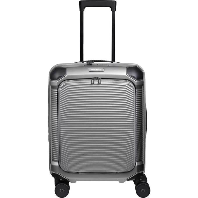Travelite Millennium S+ handbagage koffer 55 cm silver