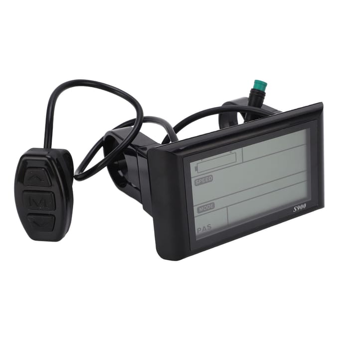 Panneau de contrôle d'affichage LCD S900 pour vélo électrique 36V 48V, écran LCD étanche pour vélo électrique (Protocole 2) gray