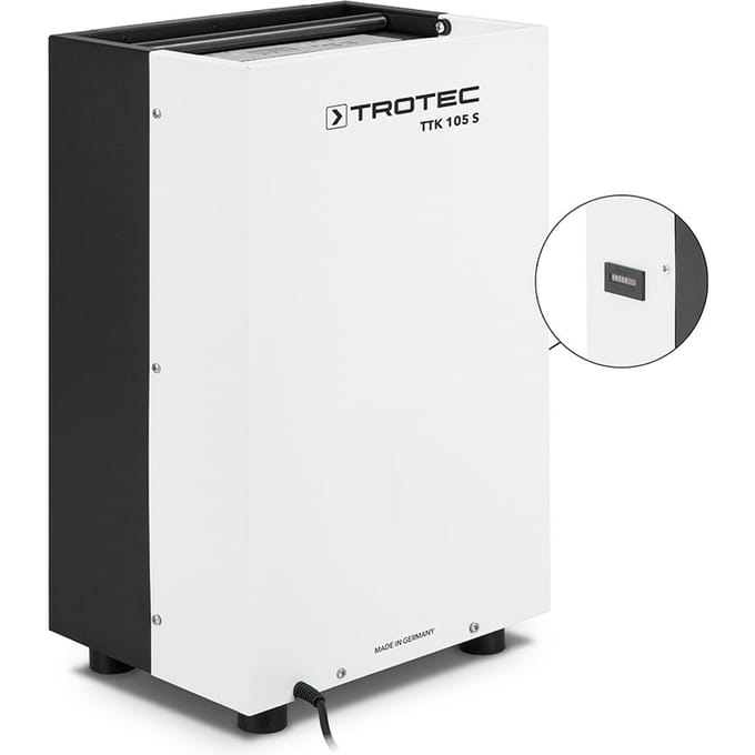 Luchtontvochtiger TTK 105 S met bedrijfsurenteller