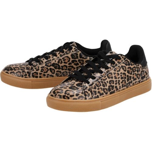 ESMARA Dames sneakers (Print/beige/zwart, 36)