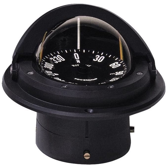 Ritchie 12V zwart Kompas model Voyager F-82 vlakke Roos Ø76,2mm