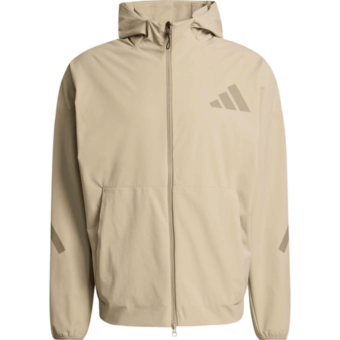 trainingsjack met capuchon en logoprint