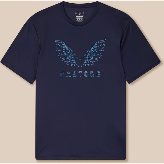 Heren Adapt Grafisch T-shirt - Marineblauw