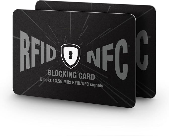 RFID Blocking Kaarten Set van 2 - Bescherming tegen Diefstal, Veiligheid voor Pasjes en Identiteit