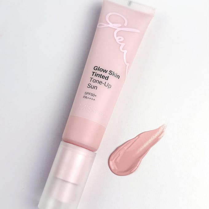 [MISSHA] Glow Skin Getinte Tone-Up Sun 30ml (SPF50+/PA++++) 1pc (30ml) white