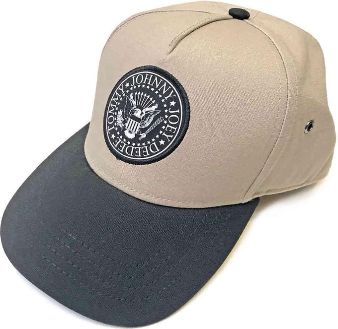 Ramones - Presidential Seal Snapback Pet - Creme/Zwart