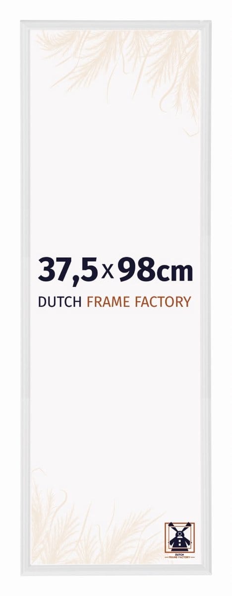 Fotolijst 37,5x98 cm - Kunststof - Wit Hoogglans - Angers