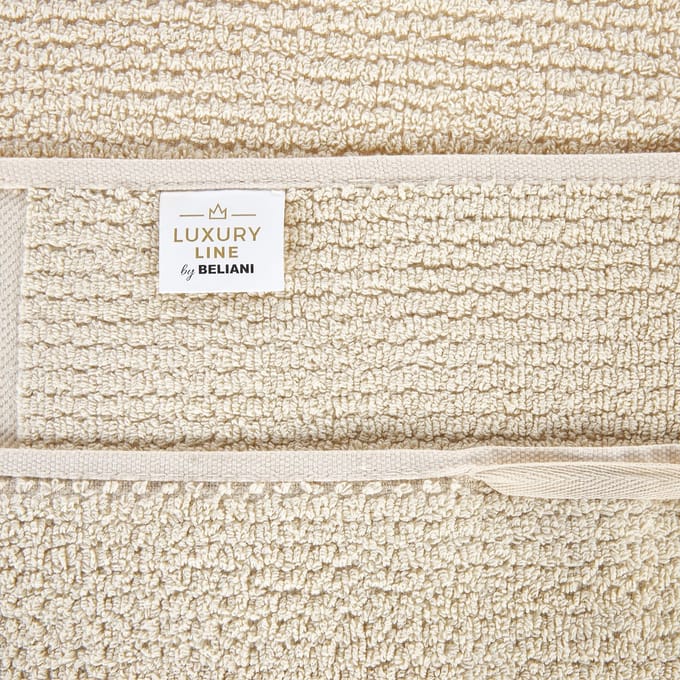 ATIU - Handdoek set van 2 - Beige - Katoen