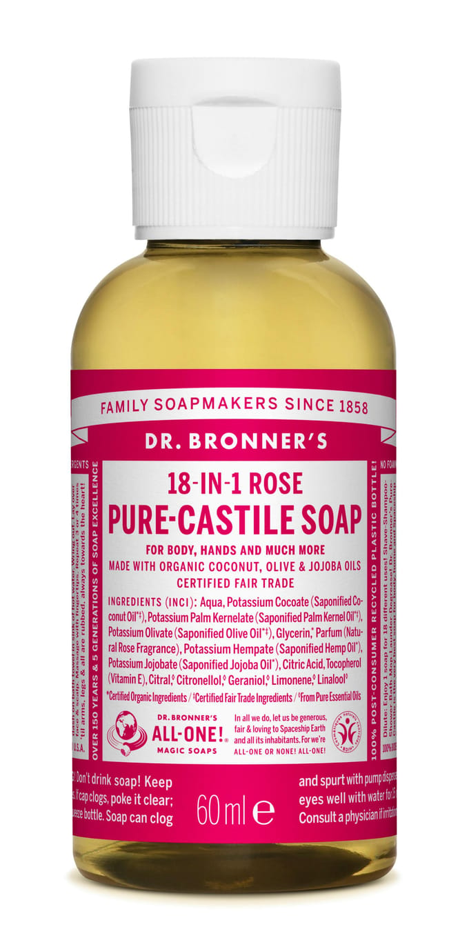Dr. Bronner&rsquo;s Magic Soap Rose 60 ml