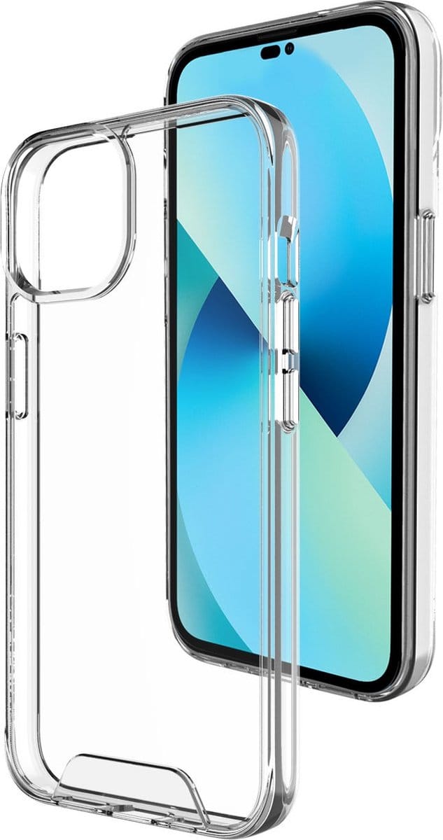 MoDo hoesje Geschikt voor iPhone 14 - Hard Case Back Cover - Transparant