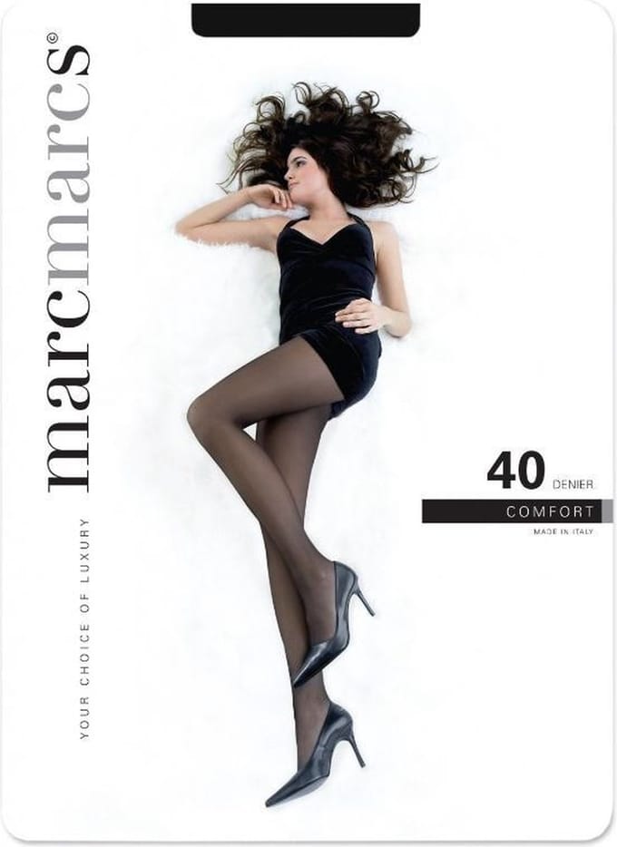 Marcmarcs Comfort Massage 40 zwarte panty - Zwart