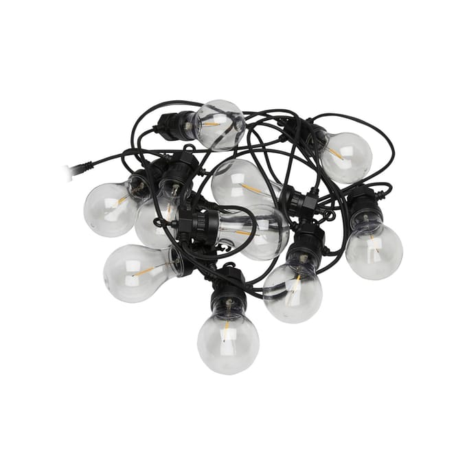 PR Home Glow LED buitenlichtketting, zwart
