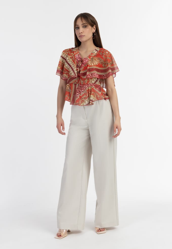 Faina Blouse Dames rood