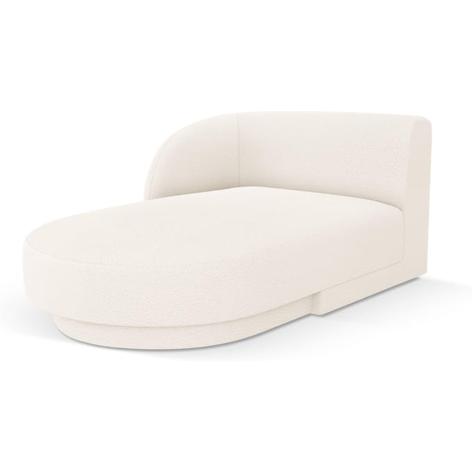 Chaise longue Miley links bouclé | Micadoni Limited Edition