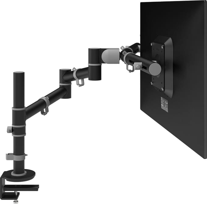 Monitorarm bureau - Zwart