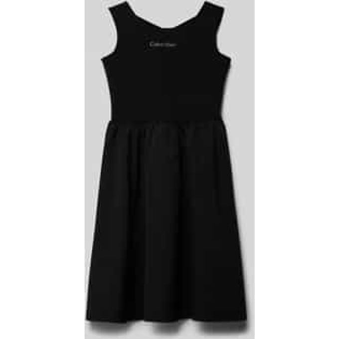 Jurk met labelprint