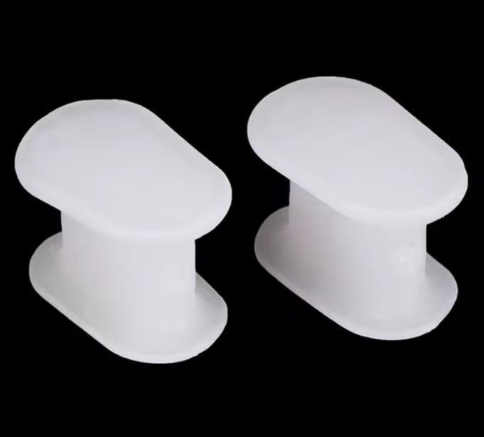New Age Devi - Teenspreider-Tenenspreider-Hallux-Valgus-Siliconen-4-Stuks