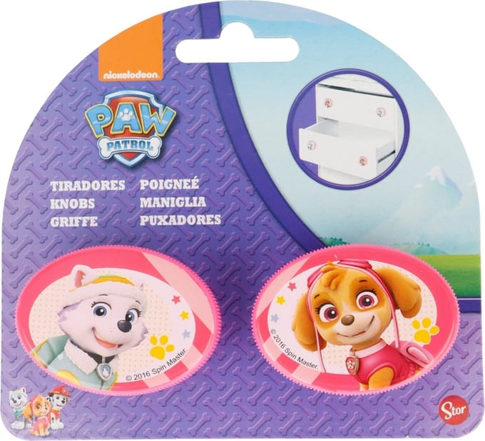 Paw Patrol Deurknoppen - Roze