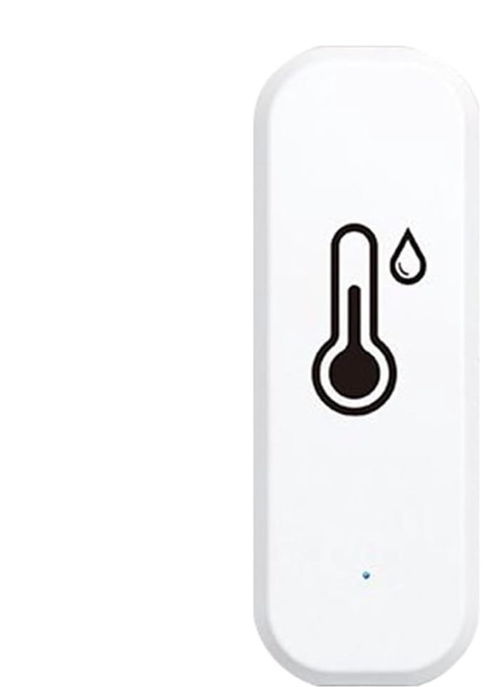 Slimme Hygrometer - Temperatuur Sensor - Thuis Monitoring - Wifi Dubbele Modus - 7x2.5x2cm - Wit