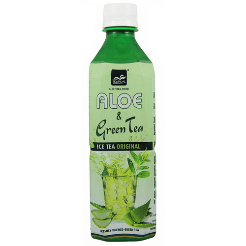 【Verkoeling】Drinks Aloe Green Tea TROPICAL flavor 500ml ×20 bottles