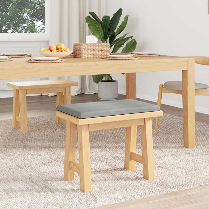 vidaXL - Bankkussen - Microvezel - Lichtgrijs - Diepte - 35 - cm